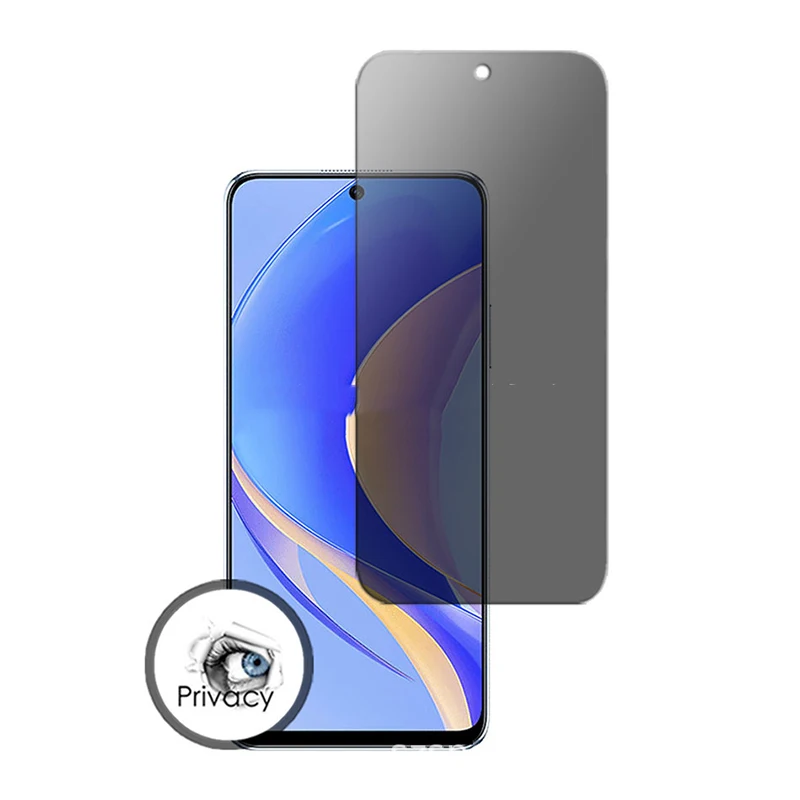 Spy 9H Tempered Anti Glass For Huawei Nova Y90 Privacy Screen ddmysmile Protector For Huawei Novay90 2.5D Protective Front Glass Smile