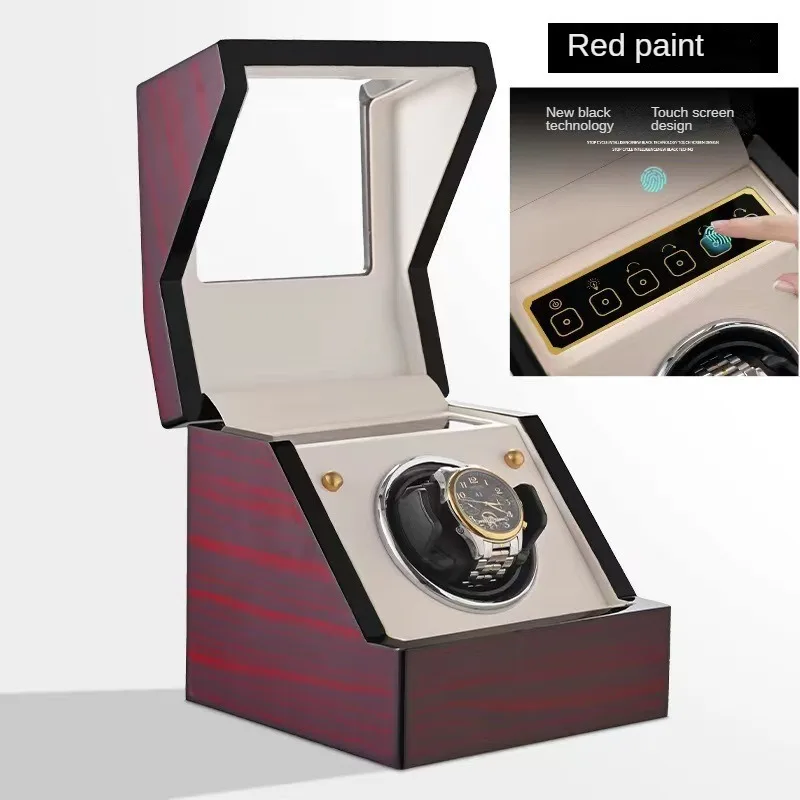 Silent Watch Winder for Automatic Watches Box Luxury Wooden Mechanical Watches Rotating Watch Winders Display Storage Case Gift