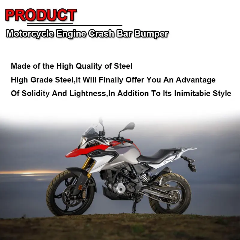 Fit For BMW G 310 GS/R G310GS G310R G 310GS 2017-2023 Motorcycle Engine Guard Crash Bar Tank Bumper Fairing Frame Protector Bars