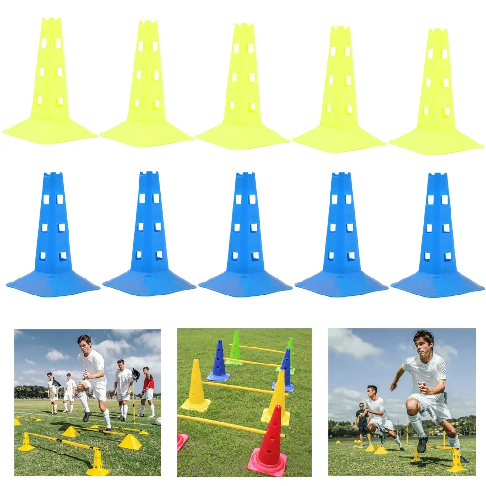 Durable Cones 32cm Sports Skating Football Training Workout Marker Disc Mark Barrier Skating for Kids Field Activity smile