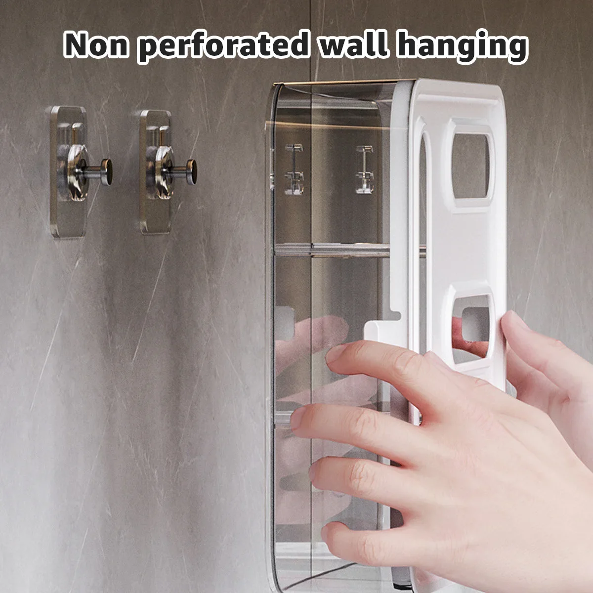 Multi-Slot Snack new Bag Dispenser No Punching 2025 Wall Mounted Sand Bags Storage Box Freezer Bag Storage Organizer for Kitchens