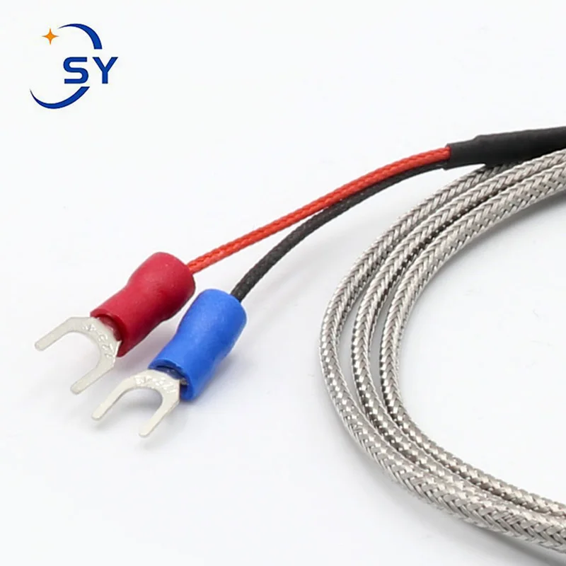 2025 Thermocouple Thread M6 Screw 0.5/1/2/3/4/5M new Type K/E 0-600°C Temperature Sensor Probe for Industrial Temperature Controller