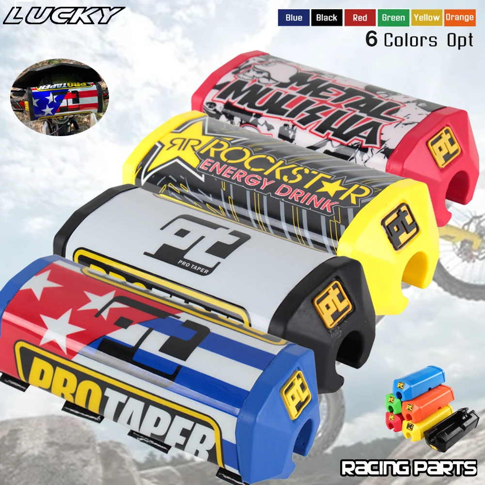 Handlebar Motocross Pads Motorcycles for Pro Taper Energy Square 2.0 Fat Bar Pad For 1-1/8" Bars smile 1-1/8"
