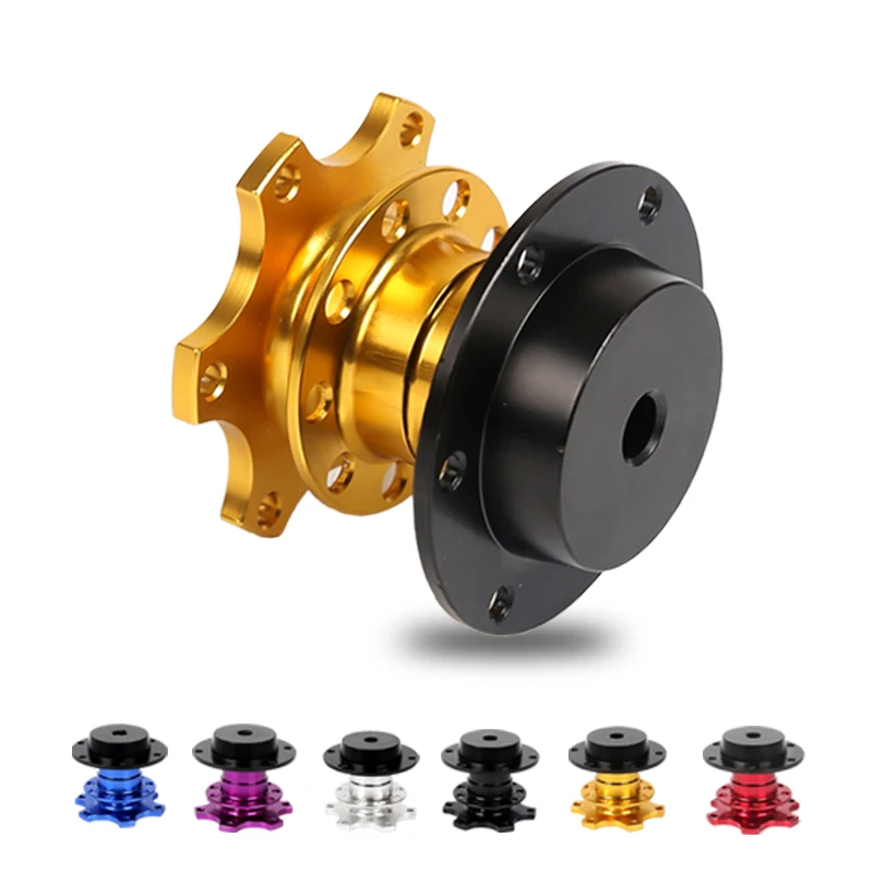 Steering Quick Universal Wheel Release Hub Kit Wheel Hub Adapter For 6 hole Steering Wheel Hub smile