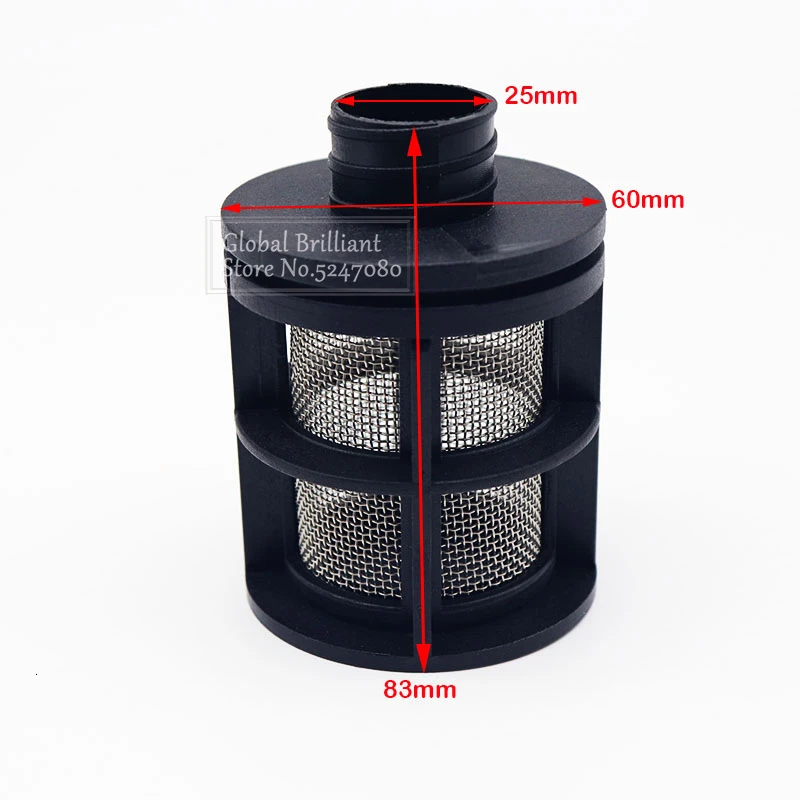 25mm Air Diesel Parking Heater Filter Silencer Intake Pipe 4 Type Fit For Webasto Eberspacher Black