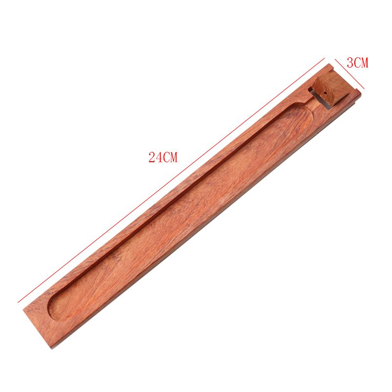 Wooden Incense Stick Holder Fragrance Lamps Ash Catcher Rosewood Tray Burner Holders Home Decoration Censer Tools