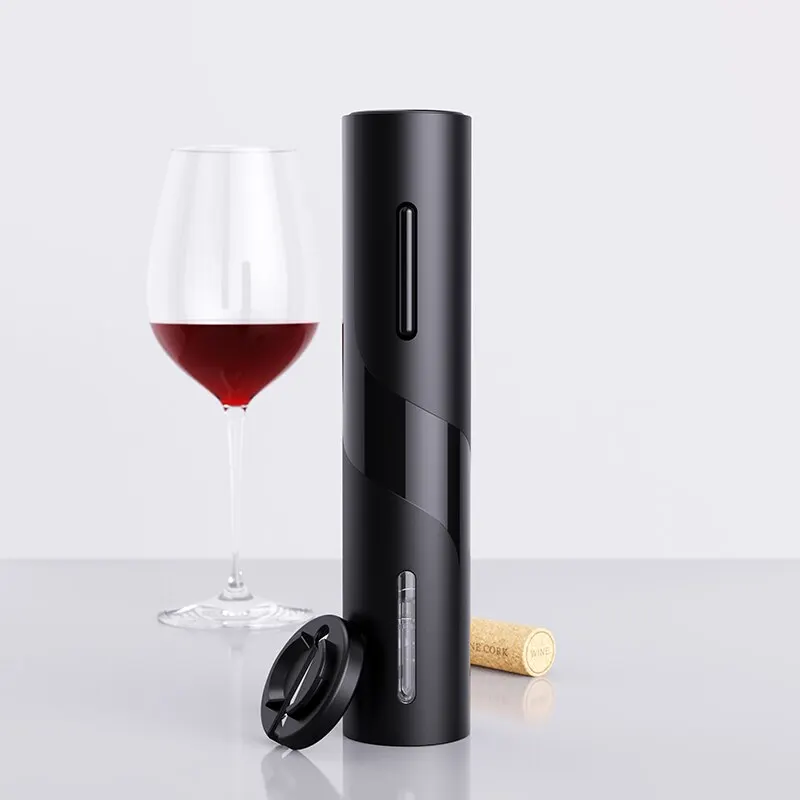 Wine Electric 1pc Black Opener Automatic Corkscrew for Creative Wine Bottle Opener with USB Charging Suit for Home smile
