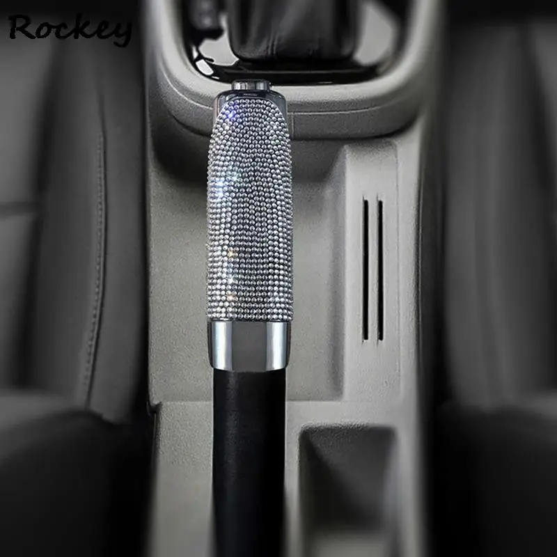 Protect Universal Car Handbrake Cover Rhinestone Bling Car Gears Handbrake Cover Handbrake Grips ddmysmile Car Interior Accessories Smile