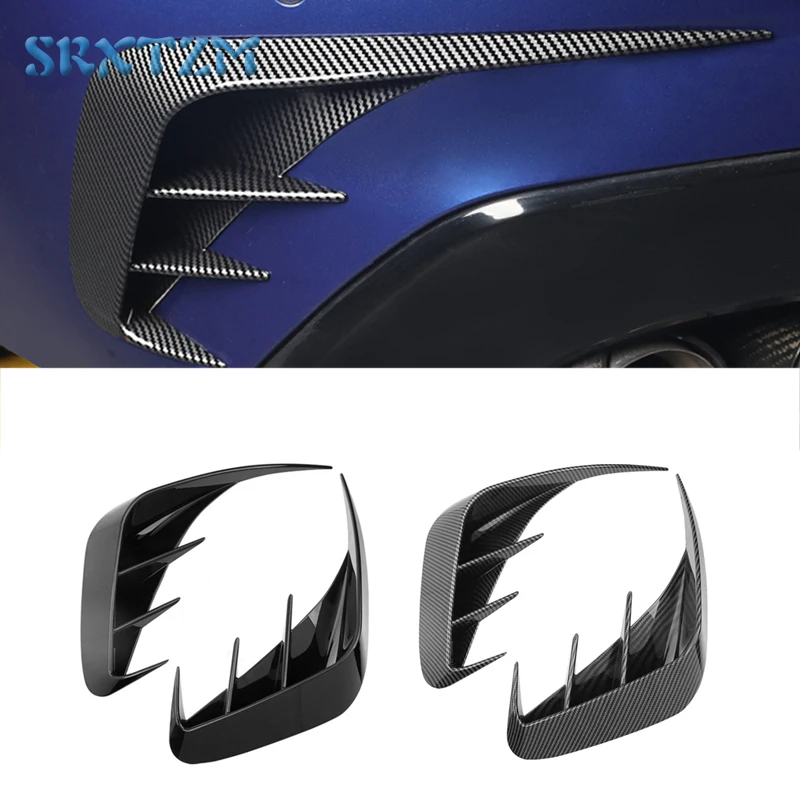 Car Rear Bumper Lip Spoiler Side Air Vent Outlet Cover For Bmw 3 Series G20 G28 318i 320i 325i Accessories 2020 2021