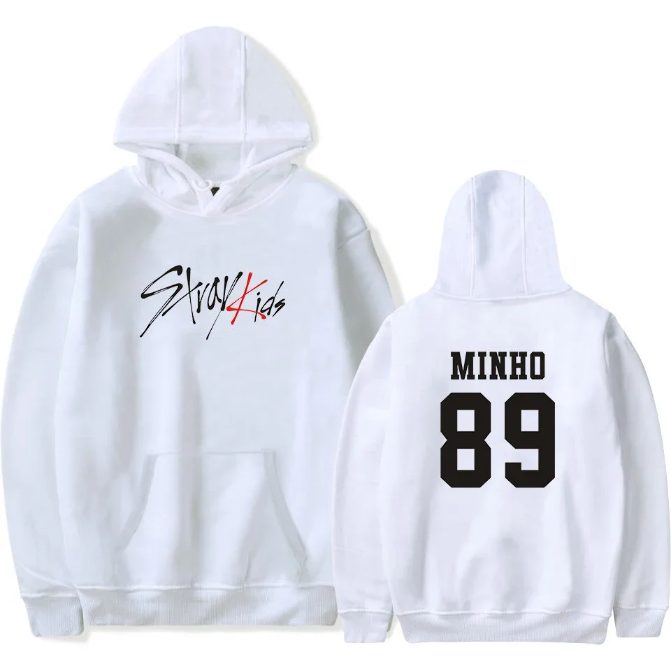 2024 Stray new Kids 2025 Hoody Kpop Unisex Sweatshirts Bang Chan Hyunjin Kim Seungmin Fans Clothes Pullovers Korean Style Loose Hoodies