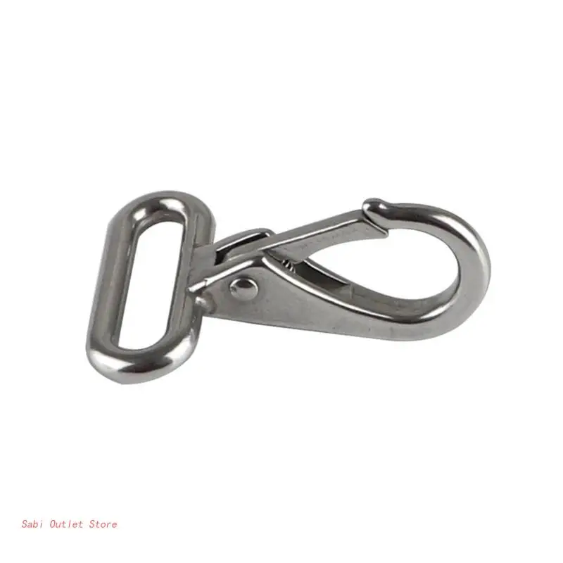 Lobster Swivel D Rings Clasp Keychain Alloy Metal Clasps Hooks Handbag smile