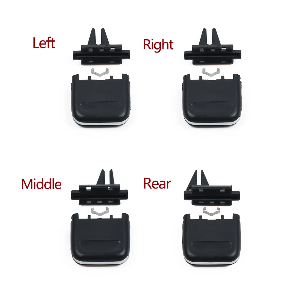Car Front Rear Console Air Conditioning AC Vent Grille Clip Slider Repair Kit For Porsche Macan 2014 2015 2016 2017