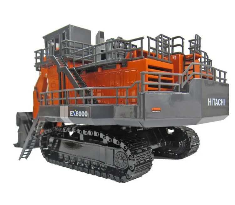 Diecast Model Cars Newly arrived die-casting toy model gift 1 87 scale Hitachi EX8000 hydraulic excavator engineering machinery alloy model seriesL260