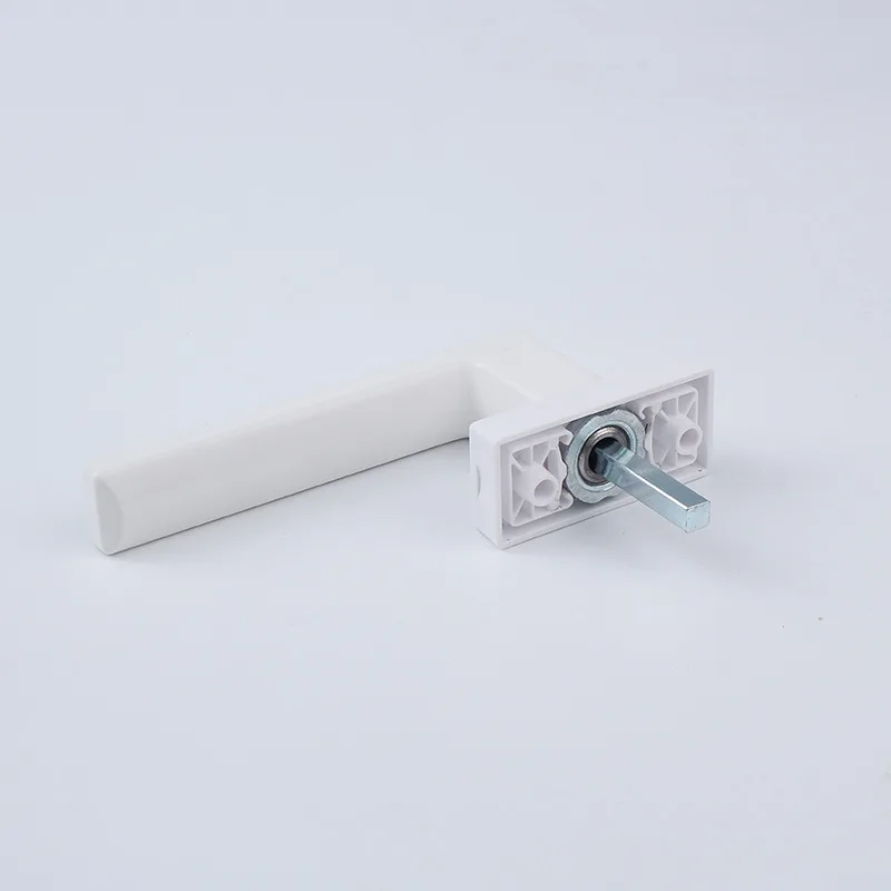 Thick S01-Y19 2Pcs ddmysmile White Aluminum Alloy Door Handle Inner And Outer Casement Window Door Handle Smile