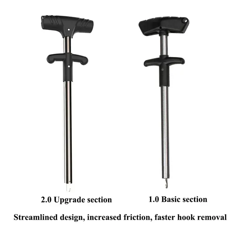 Remover 1pcs Fishing Hook Tool Fishing Lure Remover Aluminum Tube Hook Detacher Portable Fish Hook Out Extractor Vissen smile