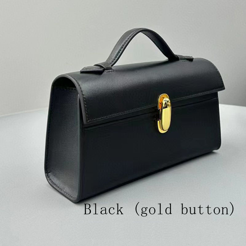 Evening Bags Savette Suede Smooth Leather Handbag Designer Retro Clutch Bag Women Stance Stand Handheld Clamshell Wallet Pattern Messenger Single Hand Bags