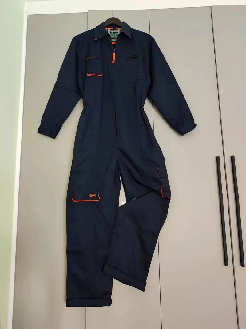 Work Overall Uniform Men Women Working Coveralls Welding Suit Car Repair Workshop Mechanical Uniform Work Clothes Warehouse Suit 240522