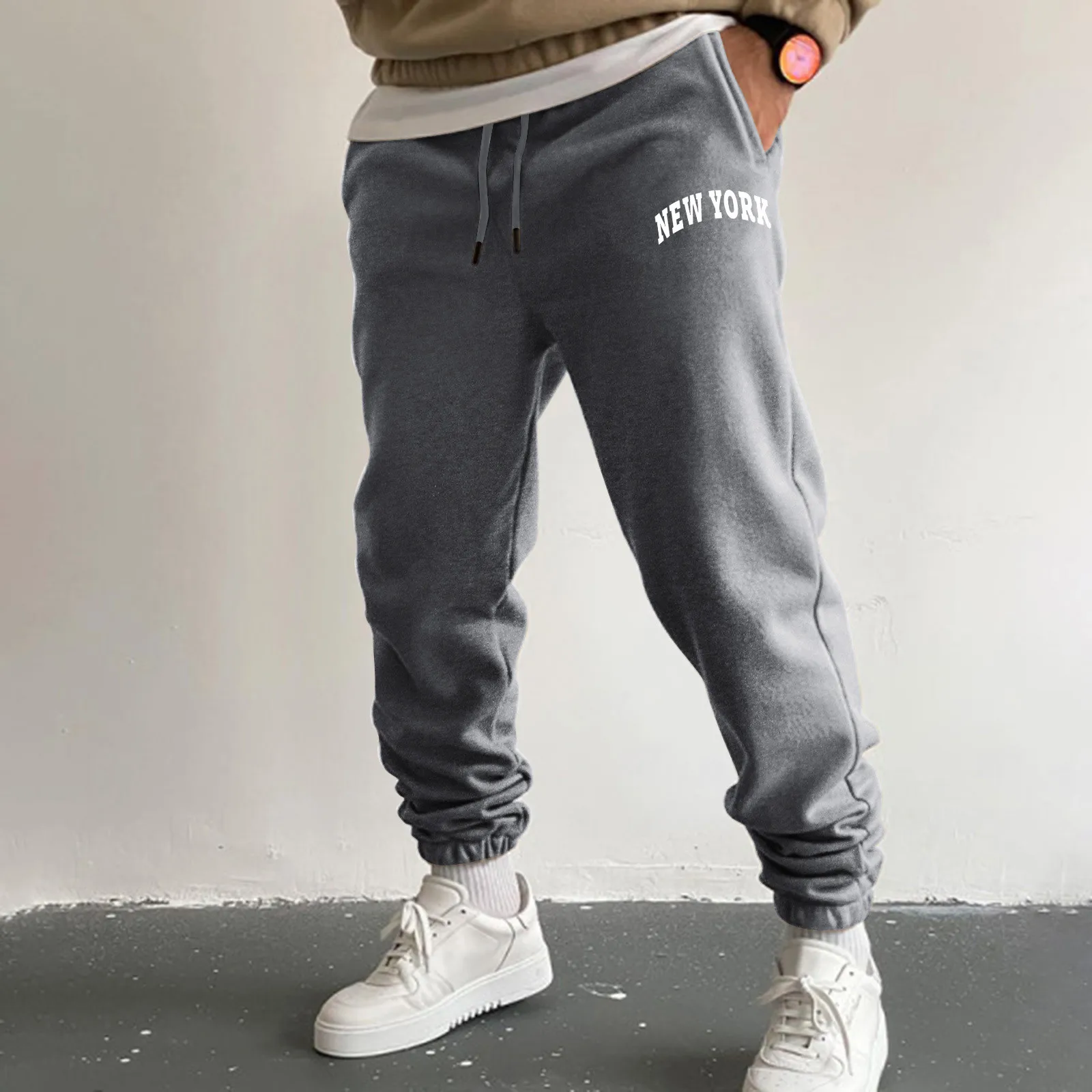 Jogging Letter New York Pants Men Sport Sweatpants Running Pants Pants Men Joggers Trackpants Pants Bodybuilding Trousers 2023 smile
