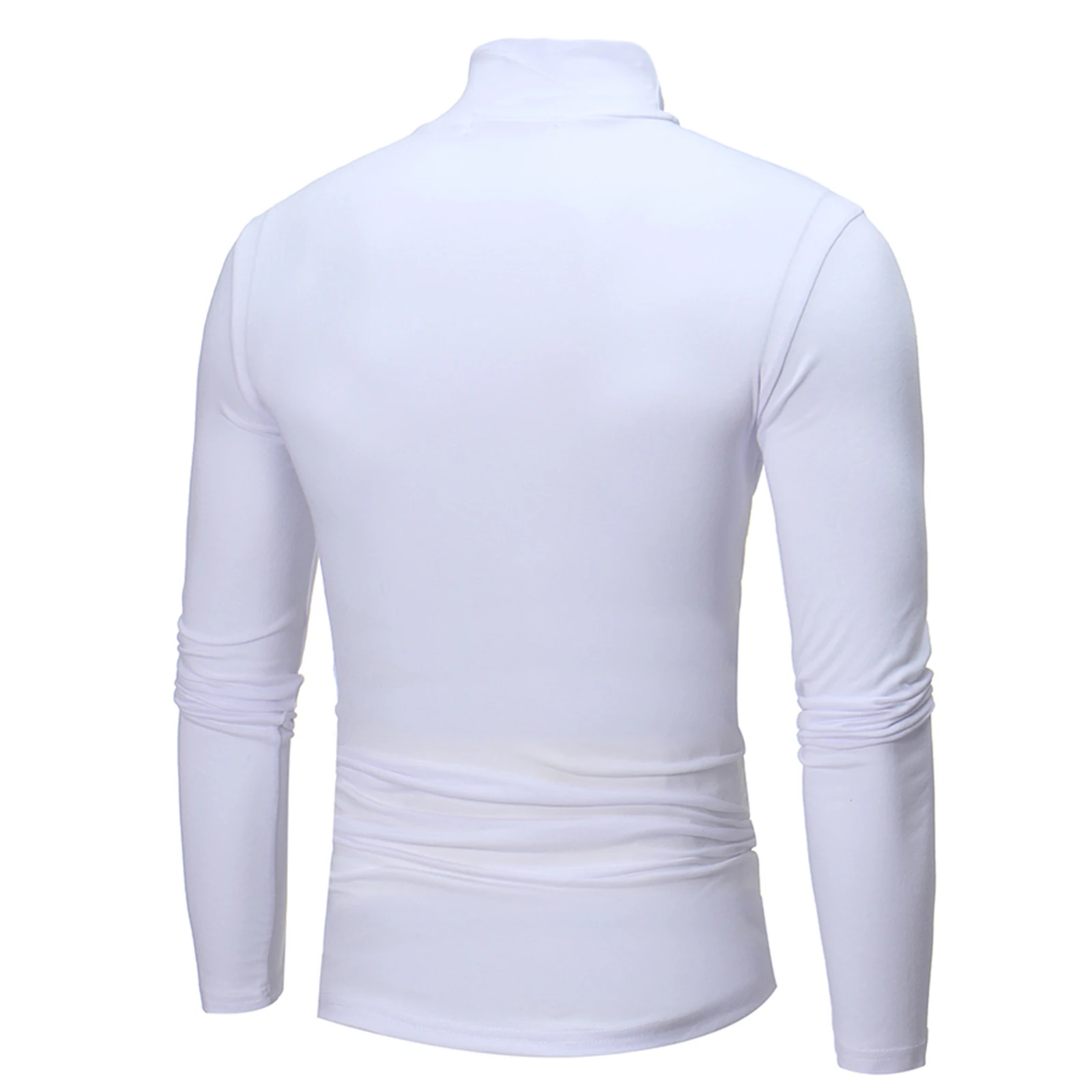 Mens Thermals Tops For Cold ddmysmile Weather Long Sleeve Turtle Mock Neck Undershirt Base Layer Shirts Slim Fit Soft Lightweight T-Shirt Smile
