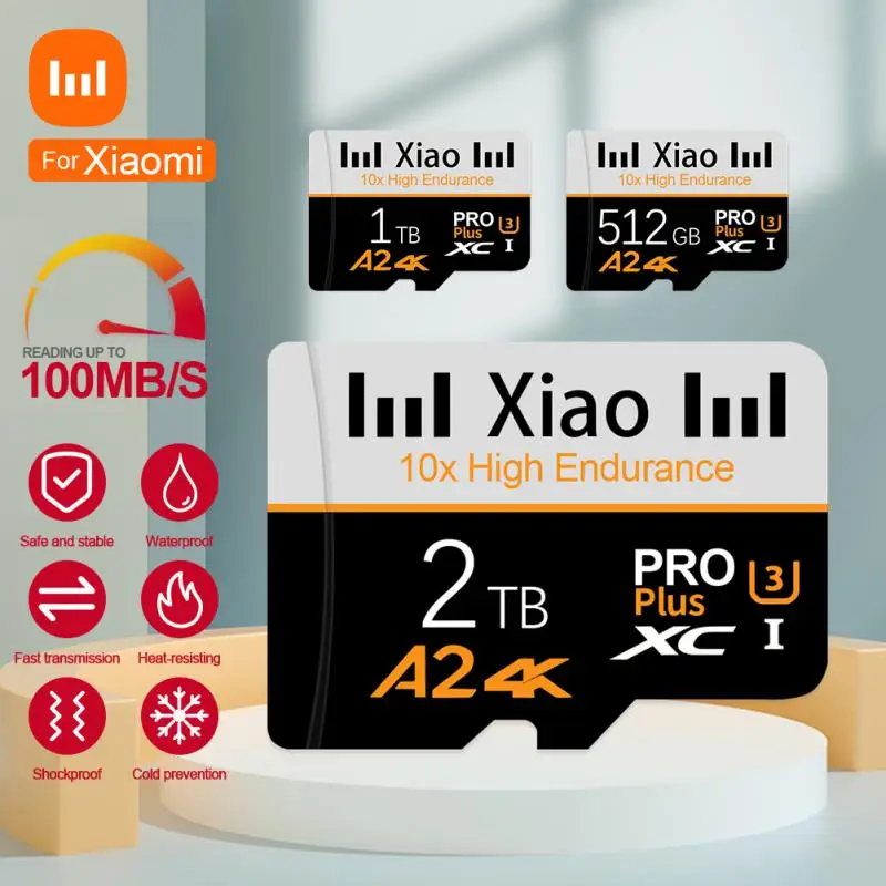 Class10 Micro TF/SD Card 2TB 1TB 512GB High Speed 100mb/s V30 U3 Memory Card TF Flash Card With Adapter For Nintendo Switch