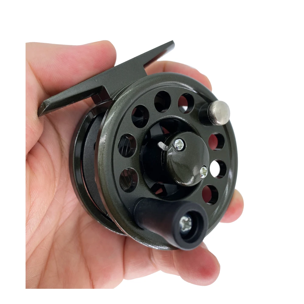 Combo Fishing Reel Fly Fly Reel Large Arbor for Trout Bass Carp Pike Panfish smile
