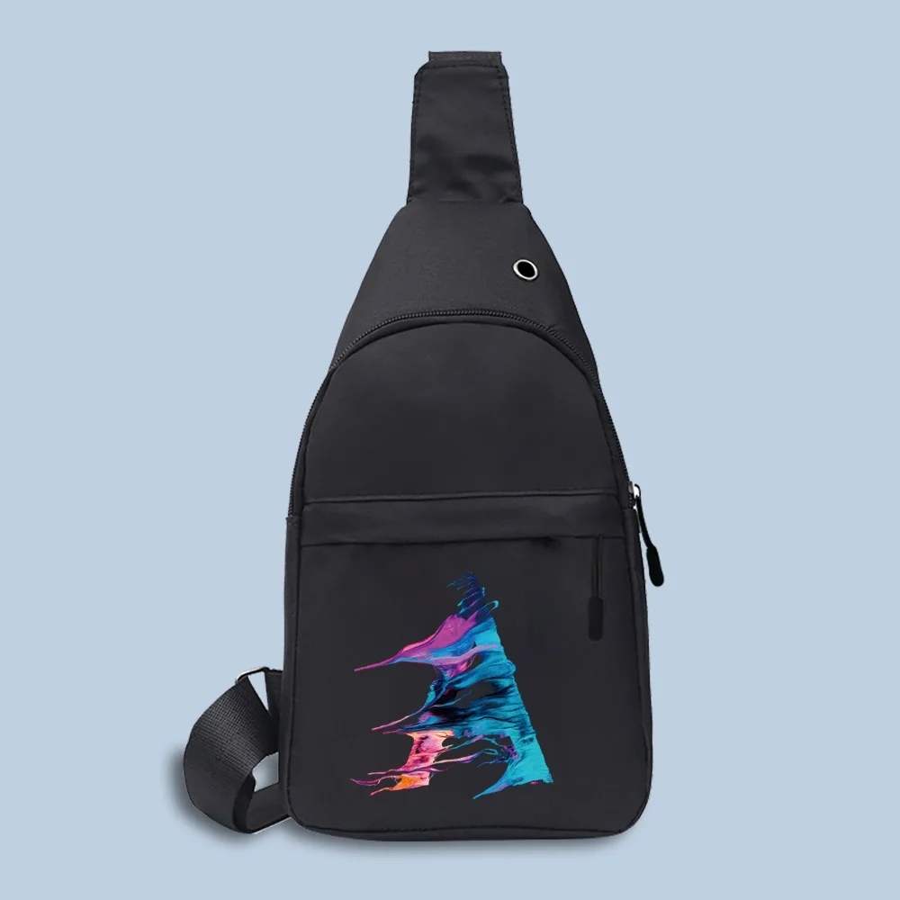 Pack Casual Bag Waist Functional Belt Bag Belt Pouch Phone Money Belt Bag Paint Letter Print Fanny Travel Hip Messenger Pouch smile