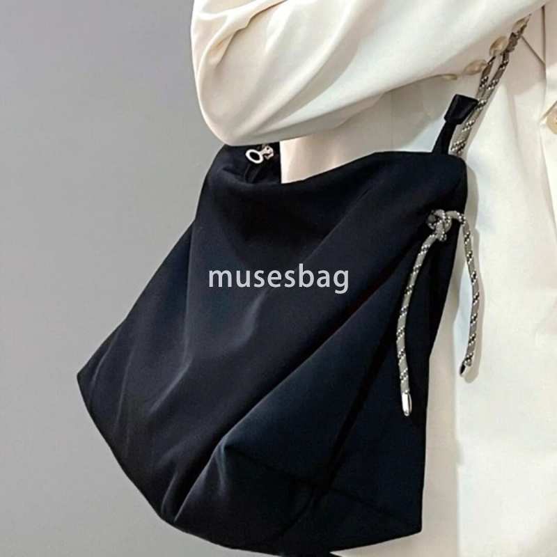 Designer Bag Academy Style Oxford Cloth Large Capacity Casual Knot Adjustable Japanese Tote Bag Single Shoulder Crossbody Bag