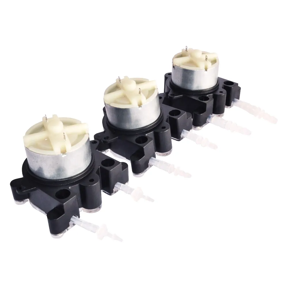High-Flow Peristaltic Pump Miniature Dosing Pump Peristaltic Hose Pump for Lab Aquarium Chemical Analysis