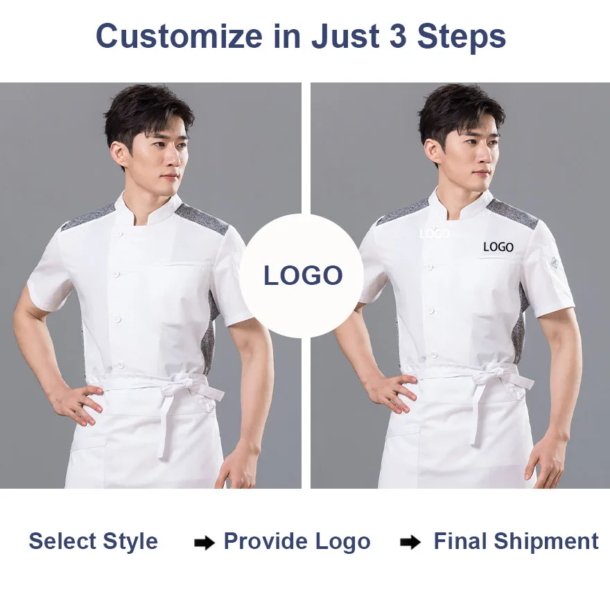 and Women Chef Men Jacket Breathable Mesh Devise Professional Kitchen Outfit Cooking Cook Uniform Hotel Restaurant Workwear smile