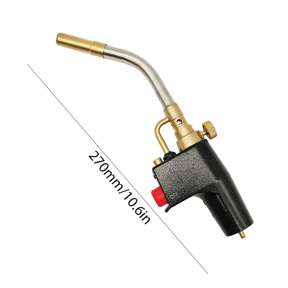 Gas Torch Welding Duty Heavy Head Electric Ignite System Mapp Gas Torch Propane Torch Head for Barbecue Soldering Brazing ddmysmile