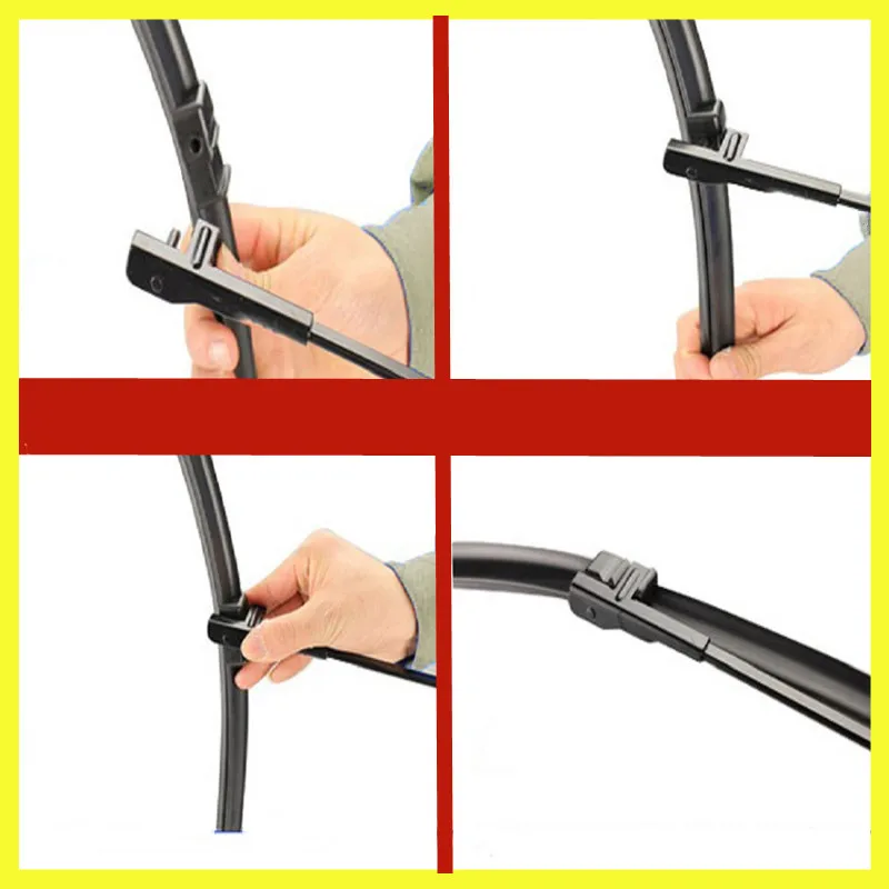 Wiper For Front Blade Voo V50 26"+19" Car ddmysmile Windshield Windscreen 2004 2005 2006 Smile 26"+19"