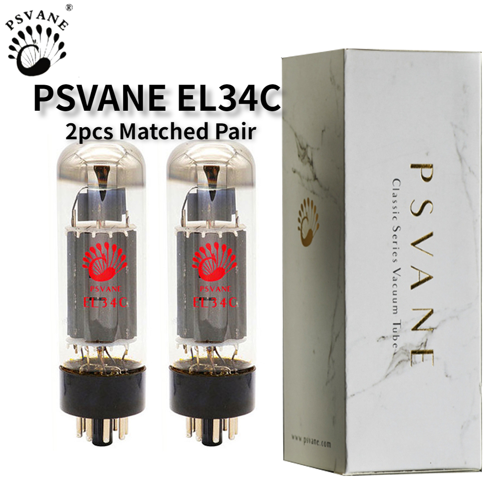 EL34C PSVANE VacuumTube Audio Valve Replaces 5881 6L6G 6CA7 KT77 EL34 Tube Amplifier HIFI Audio Amplifier Matched Quad