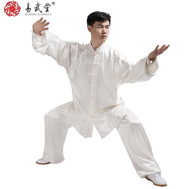 Unisex Tai chi Yiwutang Uniform Summer Kung fu suit Martial Art clothing Chinese Traditional Sets Spring Summer smile
