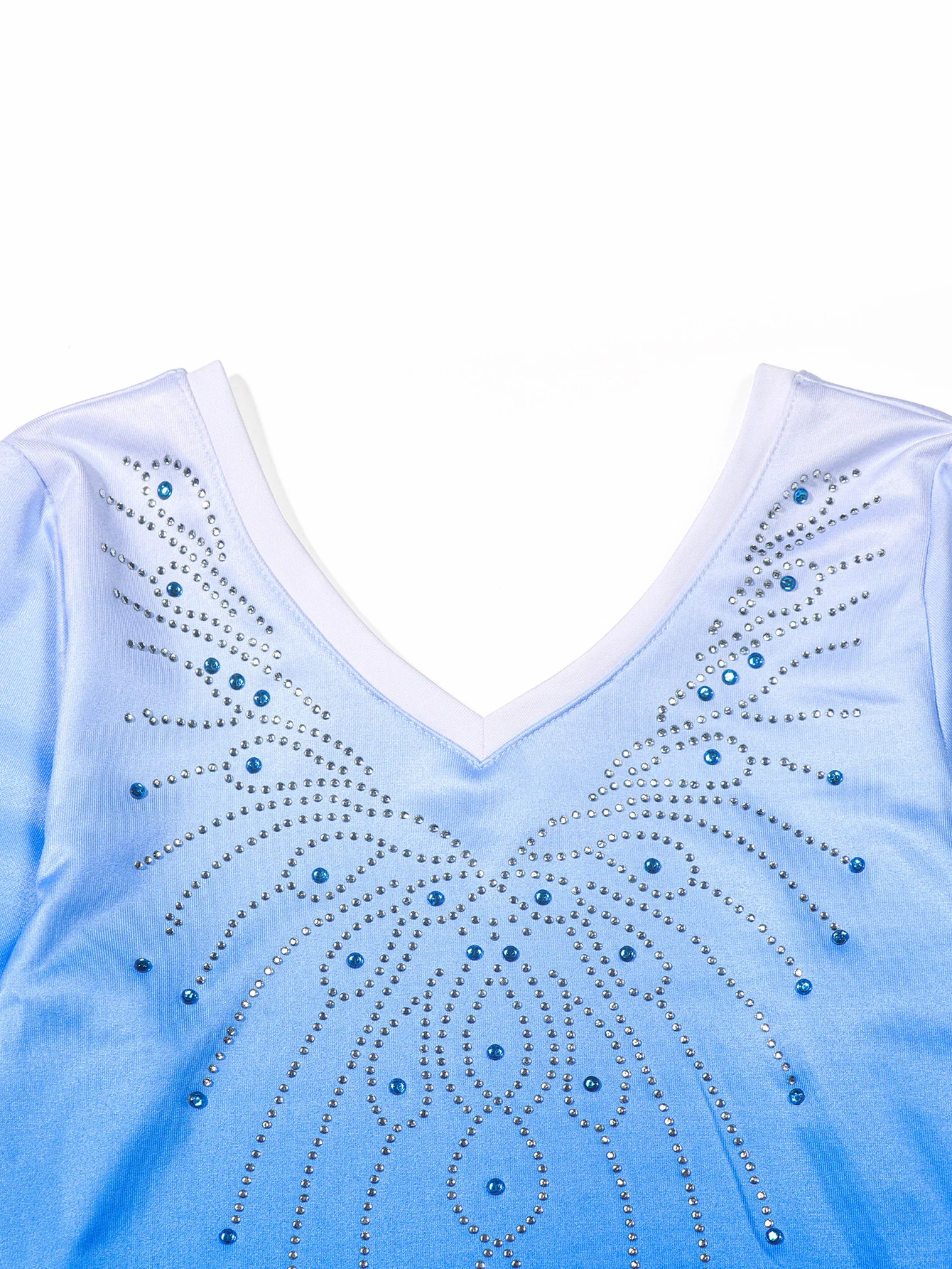 Girls Gymnastic Leotard Long Sleeve Color Gradient Sparkly Ballet Dance One Piece new Outfit Dancing 2025 Activewear for Kids