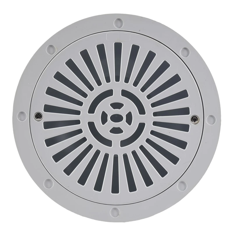 Pool Main Drain Swimming Cover, ABS Swimming Pool Main Drain Floor Drain 2in Water Inlet Draining,Pool Equipment Parts smile Cover, Draining,