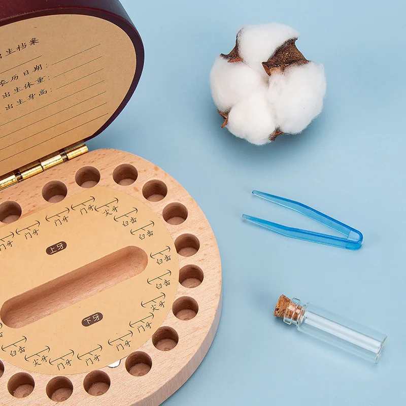 Teeth 11.8X11x4.5Cm Box Baby Memory Storage For Girls And Boys Tooth Keepsake ddmysmile With Fairy Image Smile