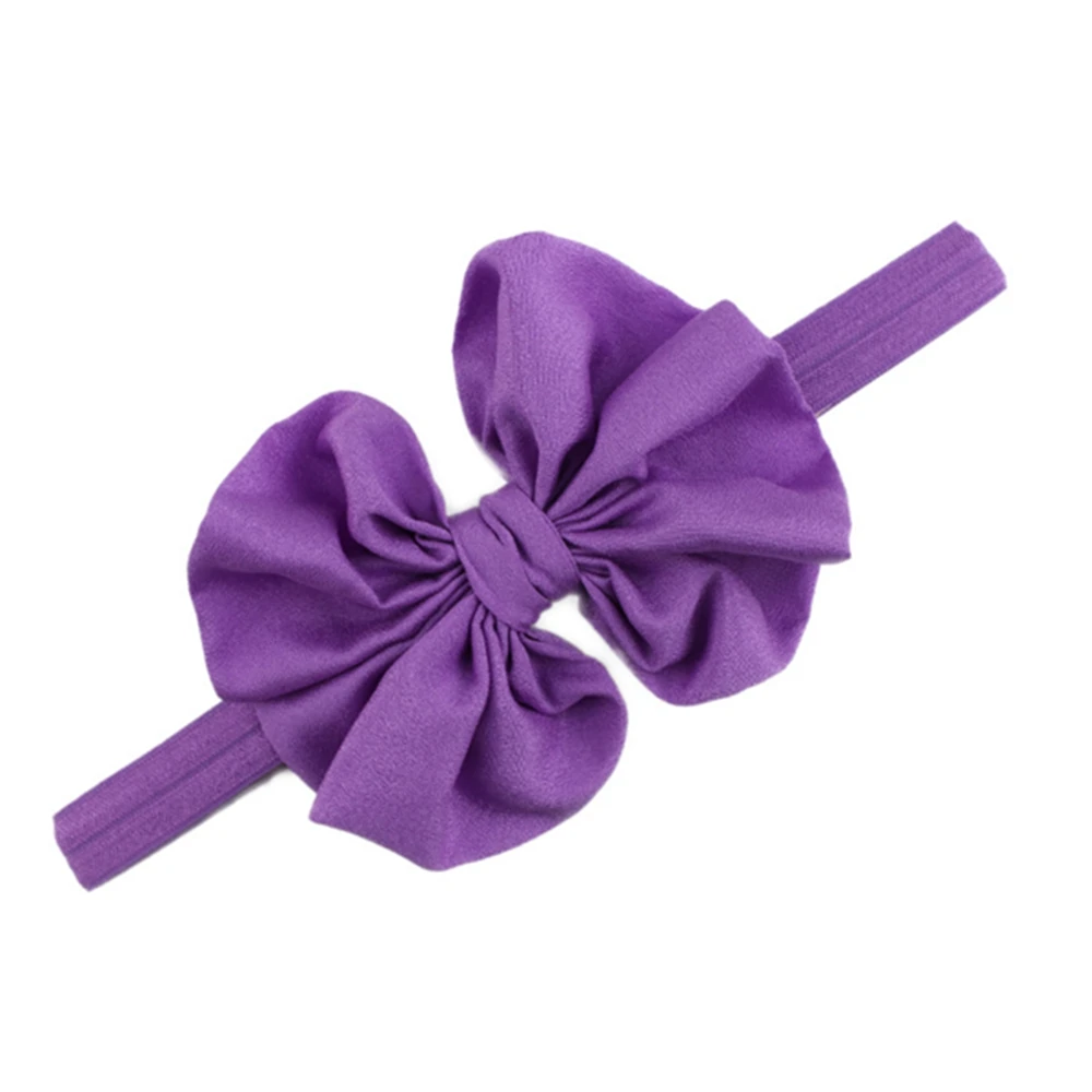 Baby Headband hair bow flower headbands Kids Girls Bowknot Elastic Hair Band Headwear Newborn baby girls hair Accessories smile