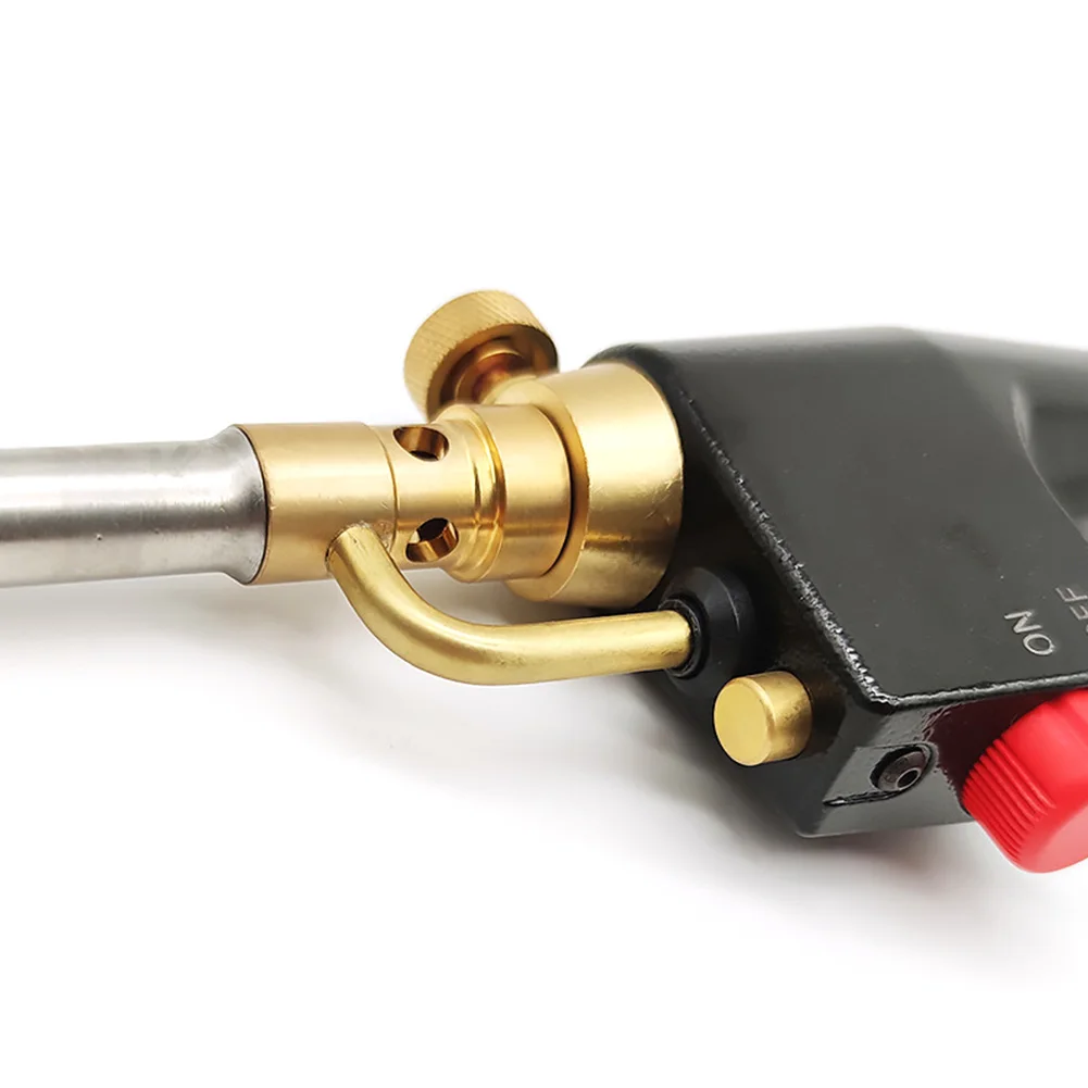 Gas Torch Welding Duty Heavy Head Electric Ignite System Mapp Gas Torch Propane Torch Head for Barbecue Soldering Brazing ddmysmile