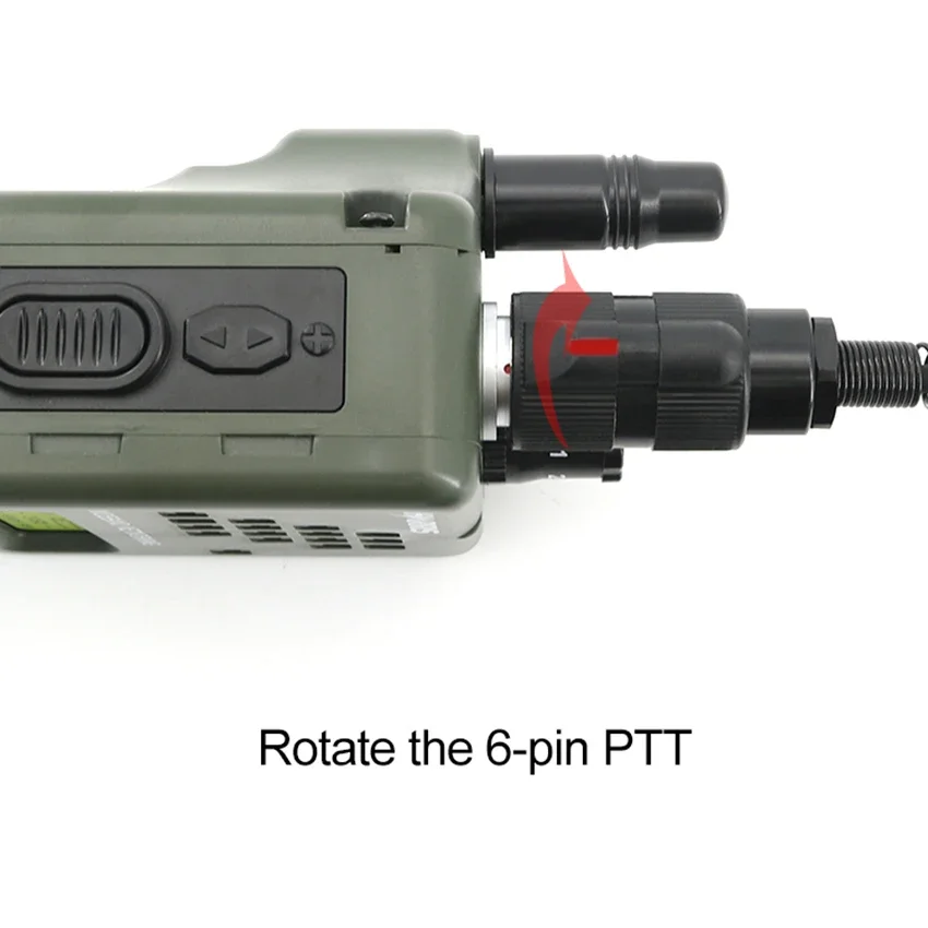 Tactical Military Adapter6 Pin PTT Handheld Speaker Microphone for AN/PRC 148 152 163 Walkie Talkie ,PRC-152 Dummy Model