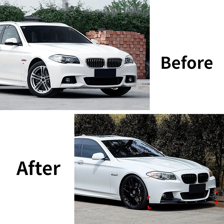 For BMW 5 Series F10 F11 M Sport 535i 528i M550d xDrive M Sport 2010-2016 Front Bumpers Lips Spoiler Splitter Diffuser Tuning