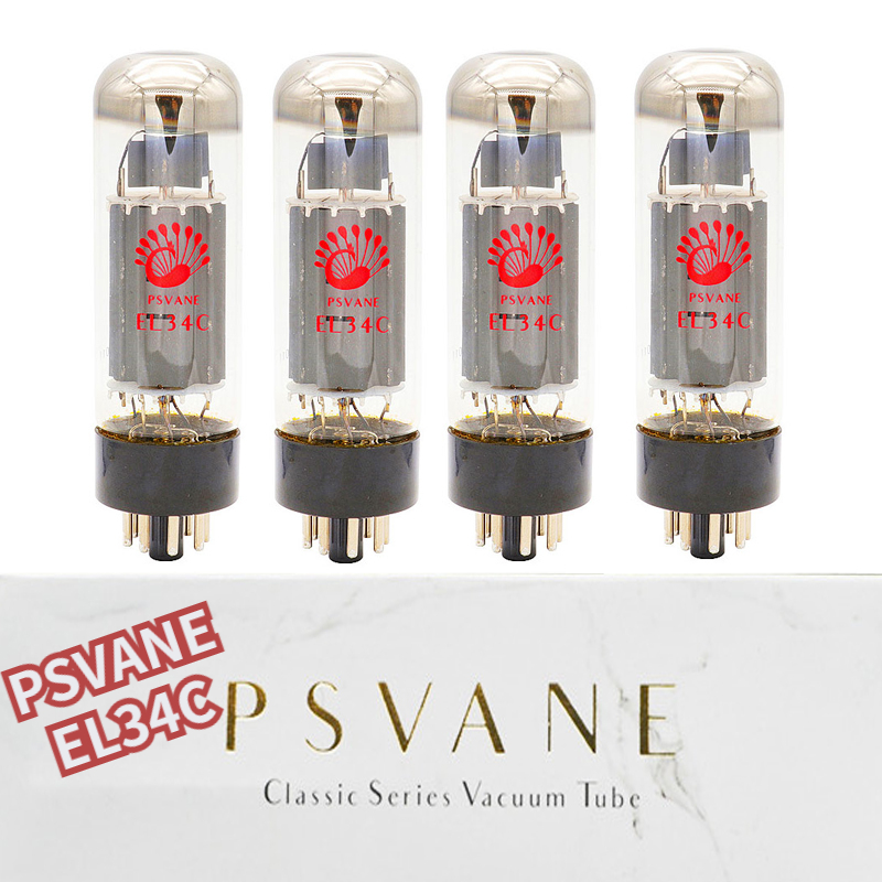 EL34C PSVANE VacuumTube Audio Valve Replaces 5881 6L6G 6CA7 KT77 EL34 Tube Amplifier HIFI Audio Amplifier Matched Quad