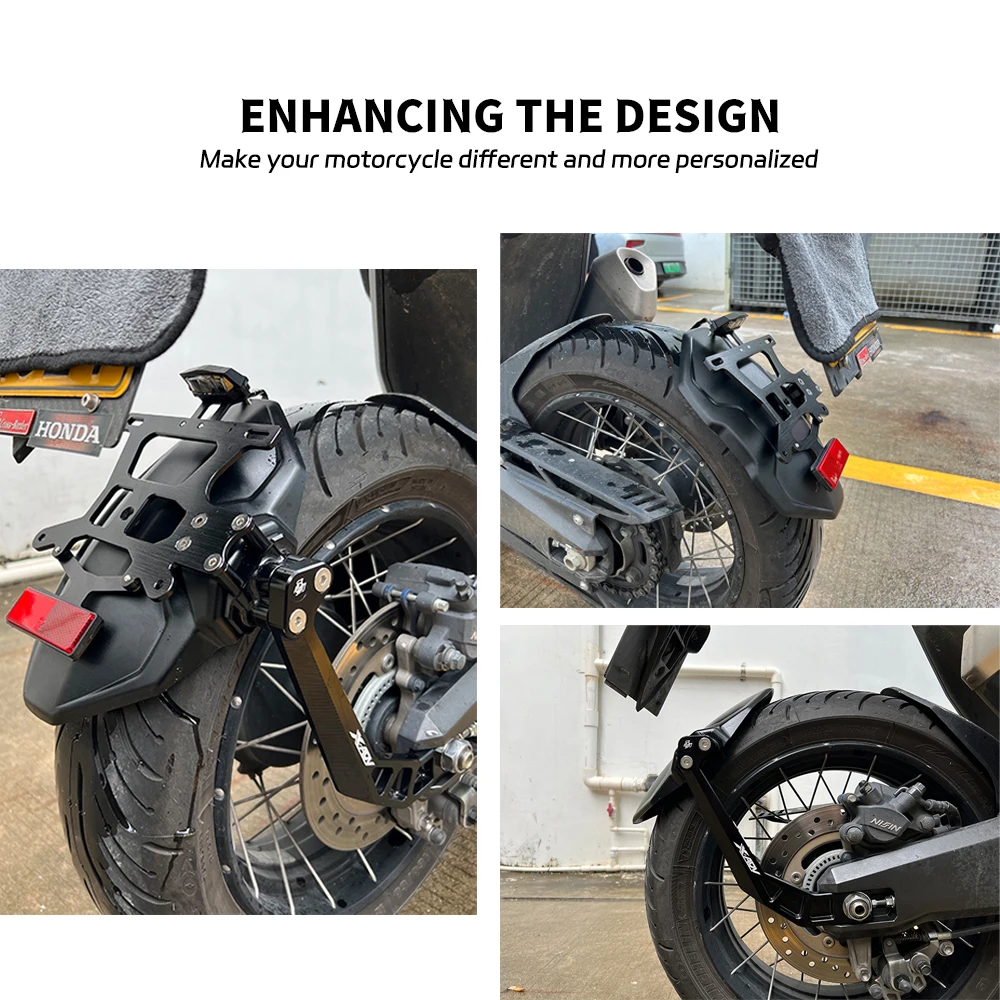 HONDA 750 For XADV V1 V2 17-20 Forza750 18-23 Motorcycle Accessories Rear Wheel Fender Mudguard Splash Guard Cover smile