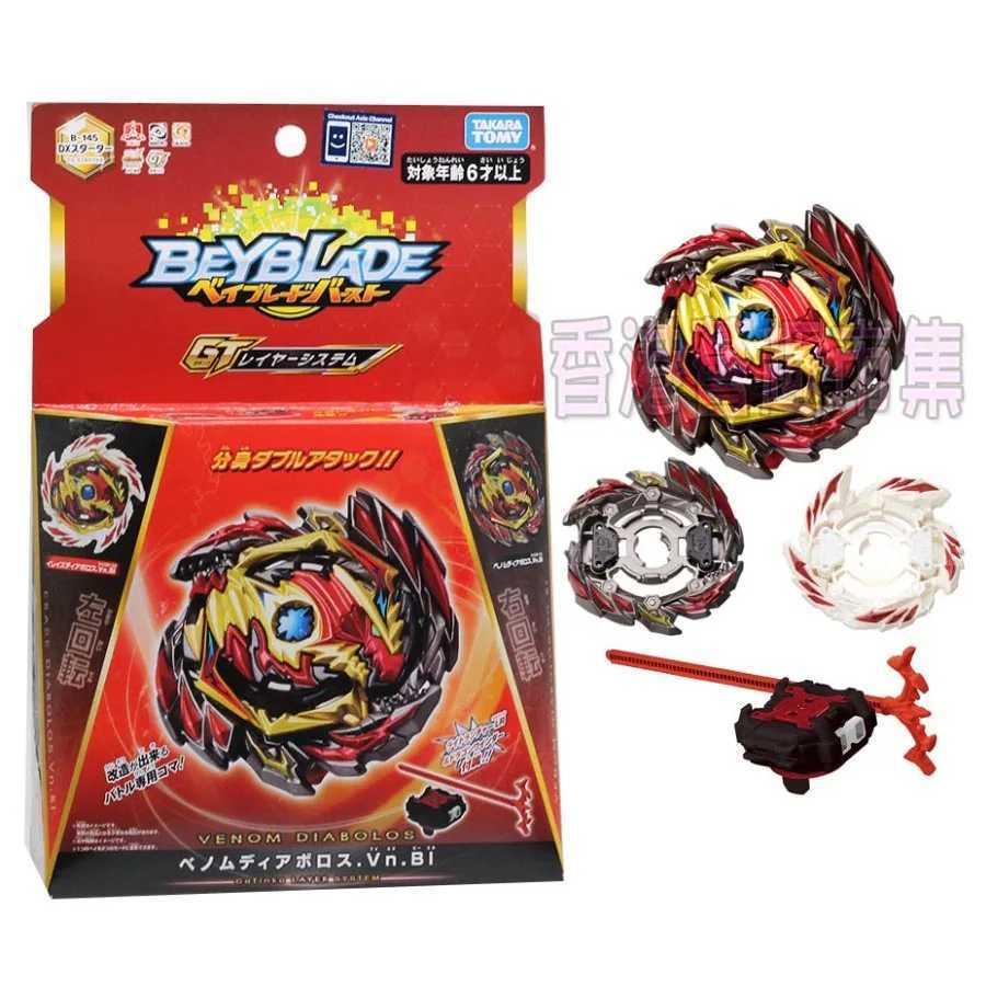 4D Beyblades TakaraTomy Beyblade Burst B-145 DX Starter Benome Diabolos. Vn. Bl