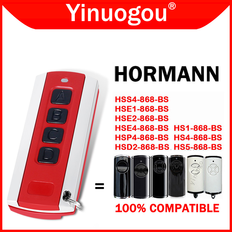 Control Door Remote HORMANN Opener HORMANN HS1 HS4 HS5 HSS4 HSE1 HSE2 HSE4 HSP4 HSD2 868 BS Garage Door Remote Control 868MHz smile