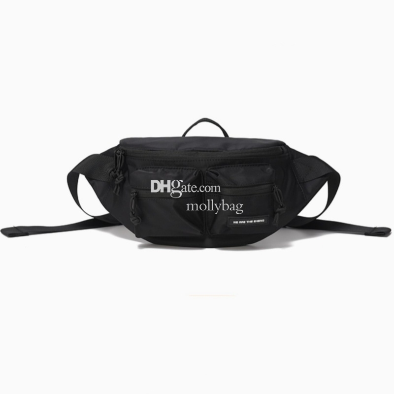 Designer men's high-end chest bag sports nylon fashionable and simple crossbody shoulder bag zipper classic retro handbag pocket money bag hobo c