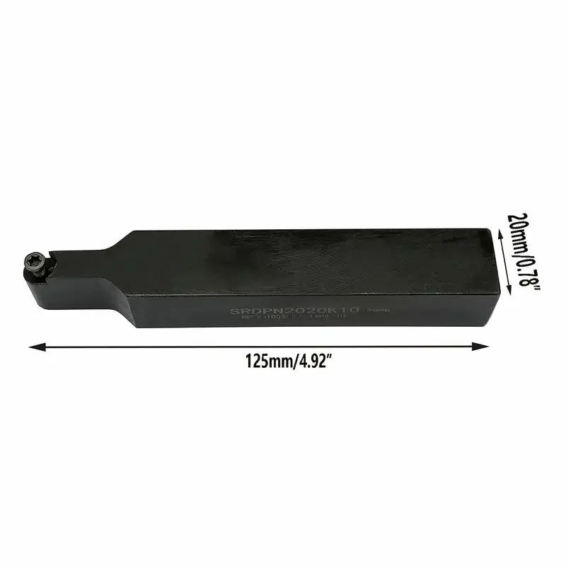 16 OR OR SRDPN12 20 Insert Holder With 10PCS RPMT10T3moe-js Zouzmin Turning Bracket 45 ° Lathe And Contour Tool smile °