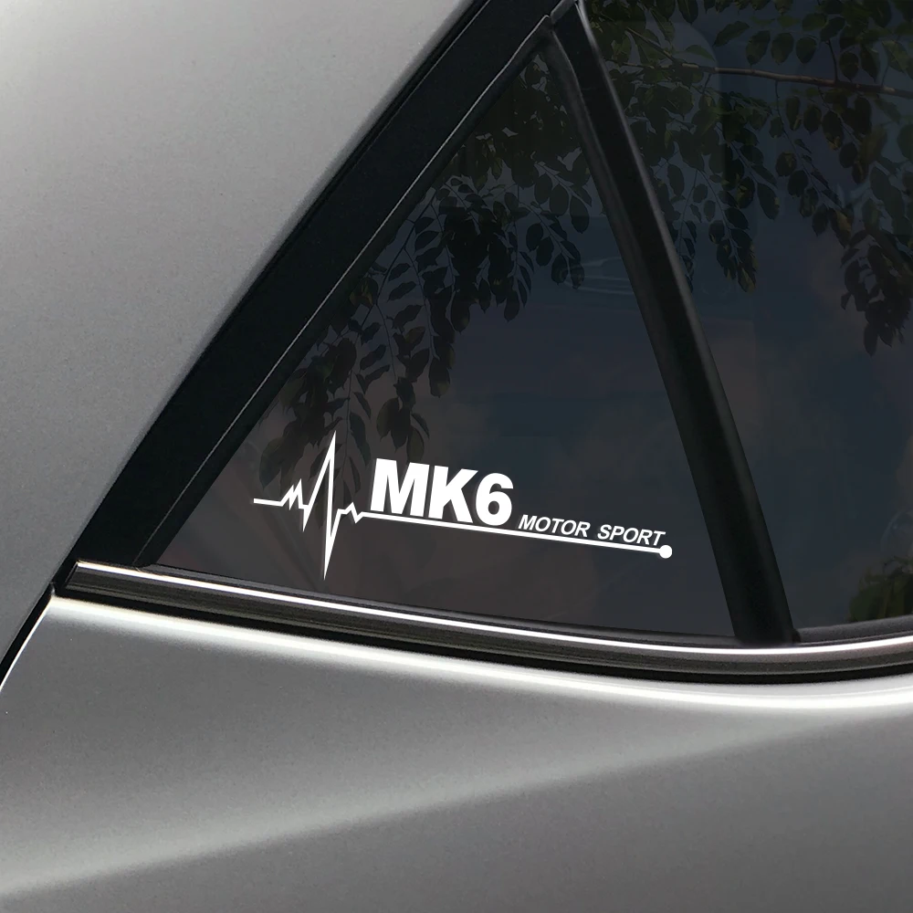 Golf For VW 4 5 7 6 3 4 2 3 5 6 7 8 Car Side Window Stickers Auto Exterior Decals Styling Accessories smile