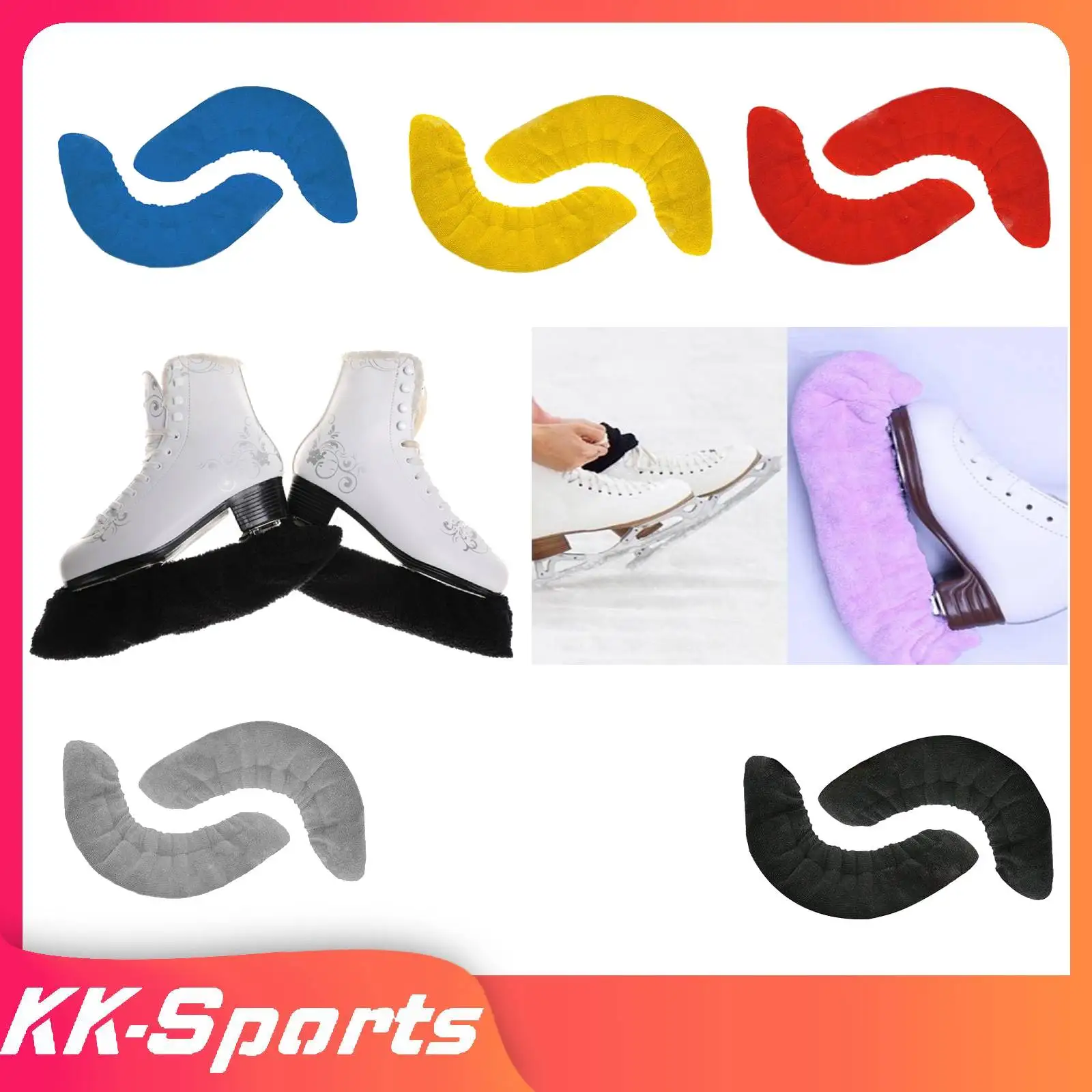 Soft Ice Skate Blotters new 2025 Covers Figure Skate Blade Guards Youth Skating Hockey Skateboard Roller Skates Protector