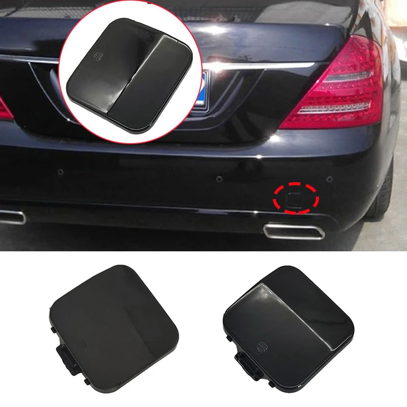 Rear Bumper Front Car Tow Hook Cover Cap Trailer Hauling ddmysmile Eye Lid For Mercedes Benz S Class W221 2009-2013 Auto Accessories Smile