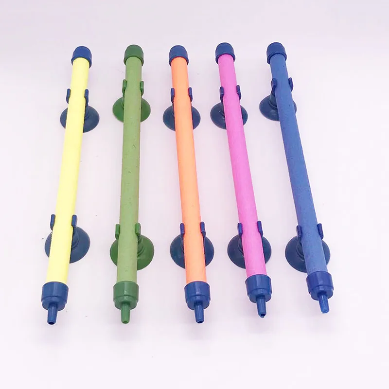 7 inch 10 inch Colorful Aquarium new Oxygen Pump Fresh Air Stone Bubble 2025 Bar Aquarium Fish Tank Aerator Pump Air Pump Sand Stone